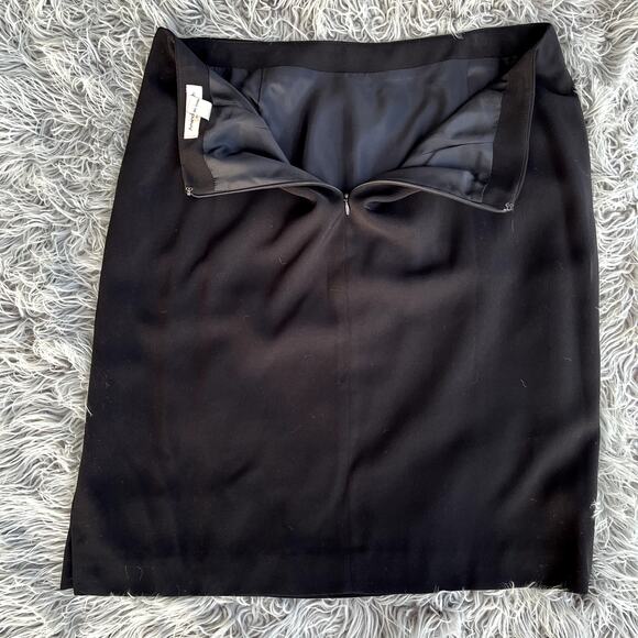 3 Piece Amanda Smith Suits Pencil Skirt Blazer Top Black Suit Plus Womens 16 - Picture 9 of 15